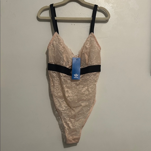 adidas Other - NWT Adidas Women's Lace Chemise - Cream and Black- size small